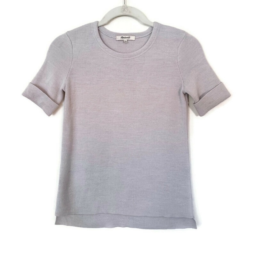 MADEWELL Knit Crew Neck Gray  T-shirt size XXS